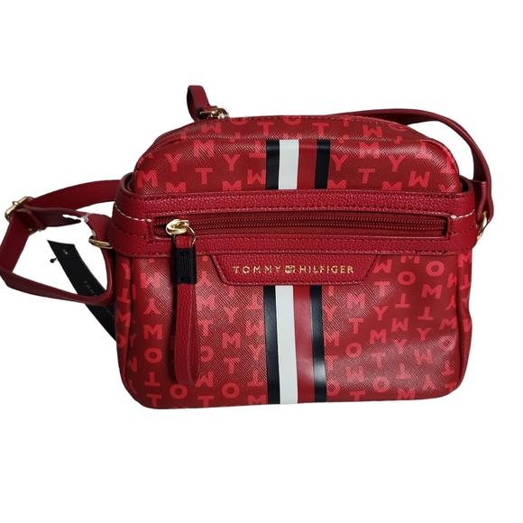 Tommy Hilfiger Crossbody Red Purse - Picture 1 of 6